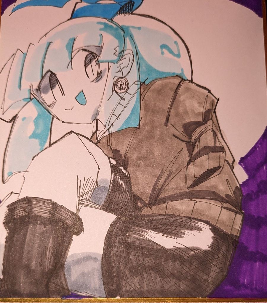 リルグリル色紙