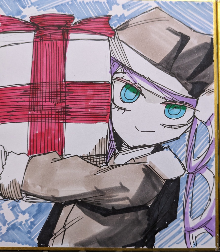 クリスマスD色紙