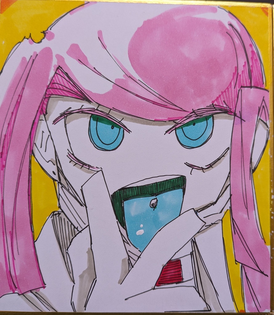 マスク舌だしD