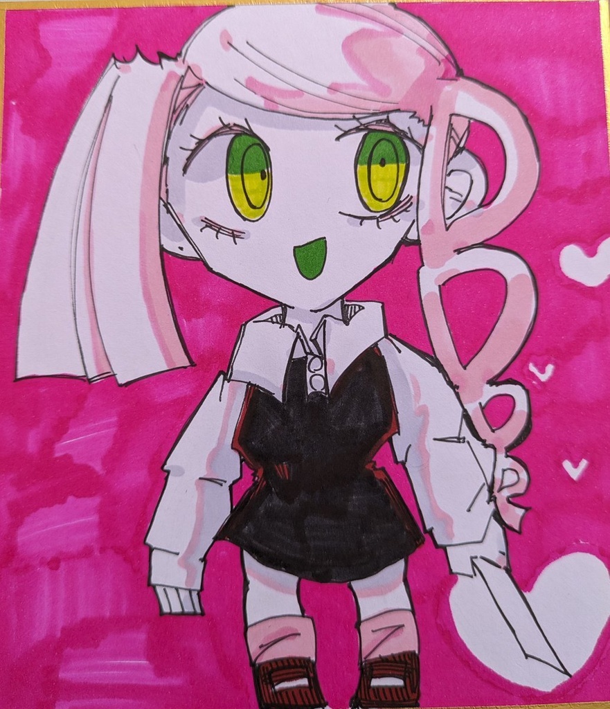 デフォルメD子色紙！