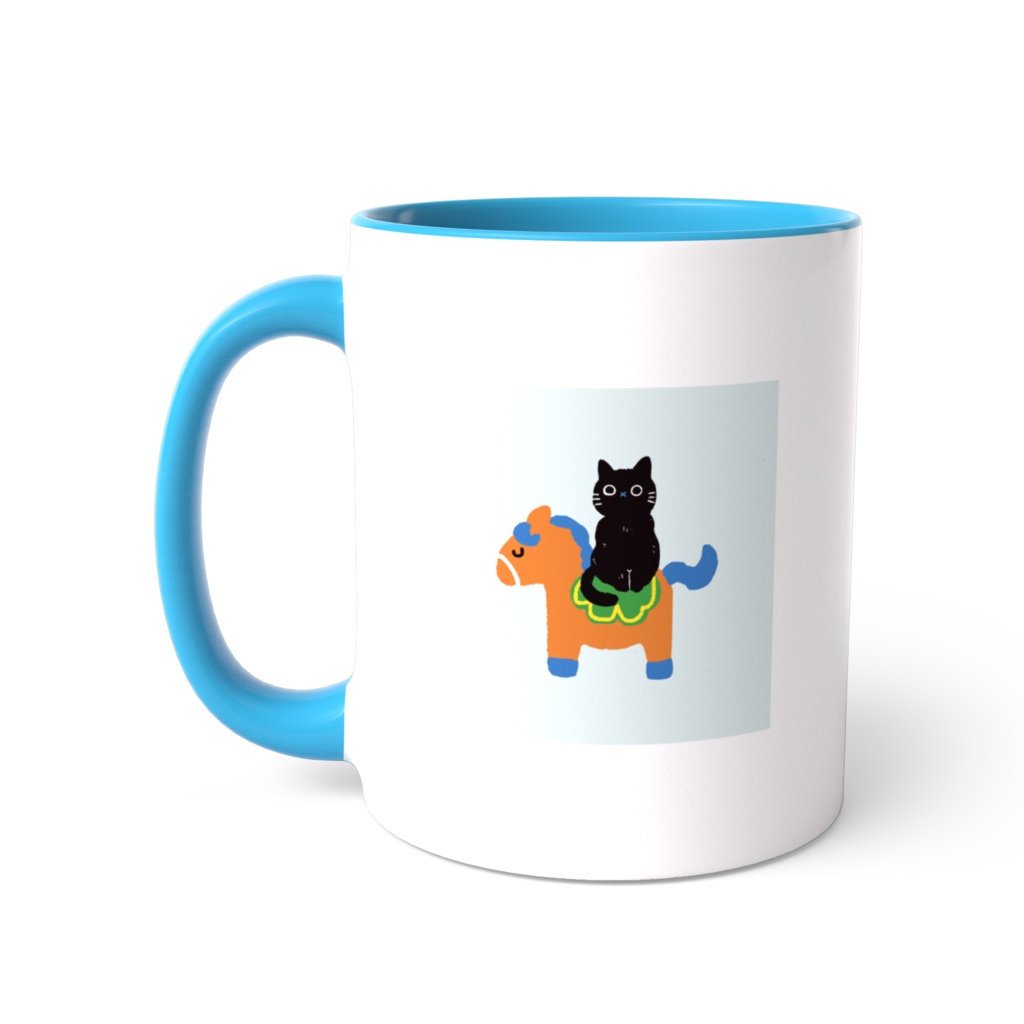 ウマねこマグカップ