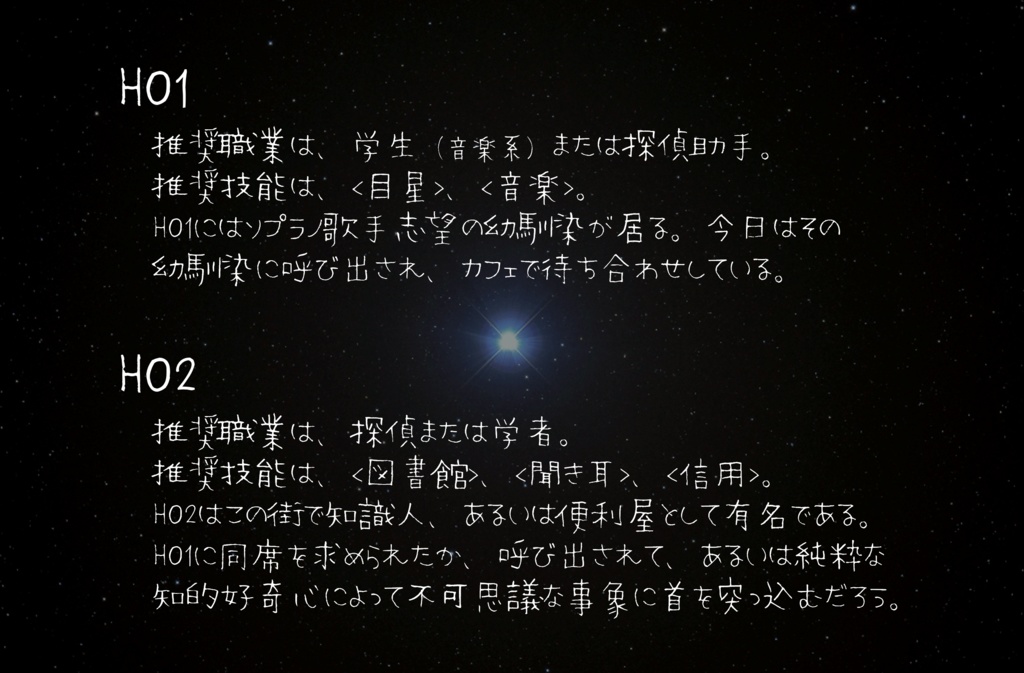 【CoC6版】遠き残響