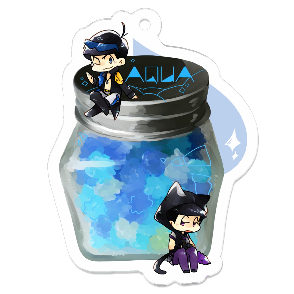 AQUA アクリルキーホルダー