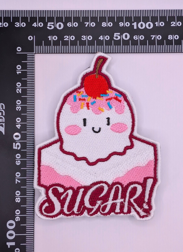放課後スイーツ部　ロゴ刺繍パッチ
