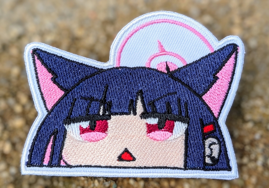 下からカズサ　刺繍パッチ