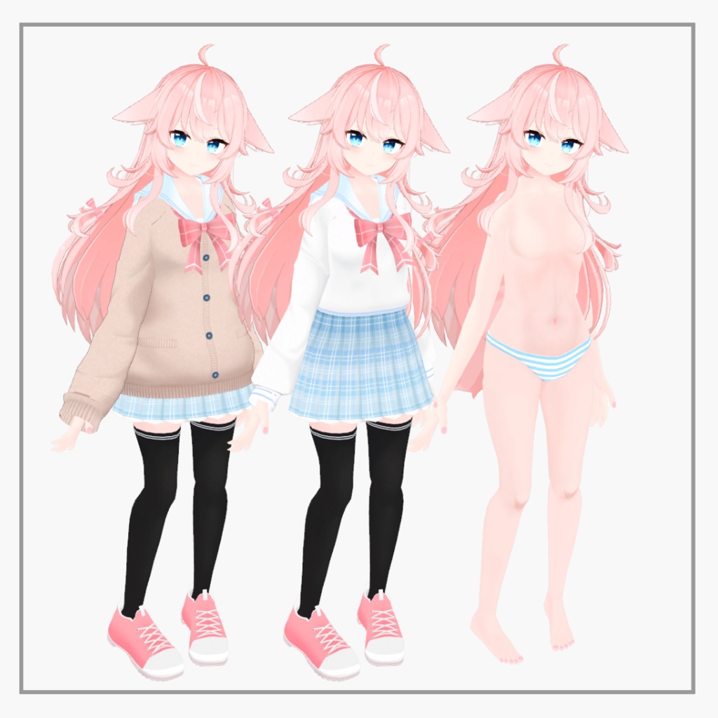 【🎉セール中】オリジナル3Dモデル「橙華」