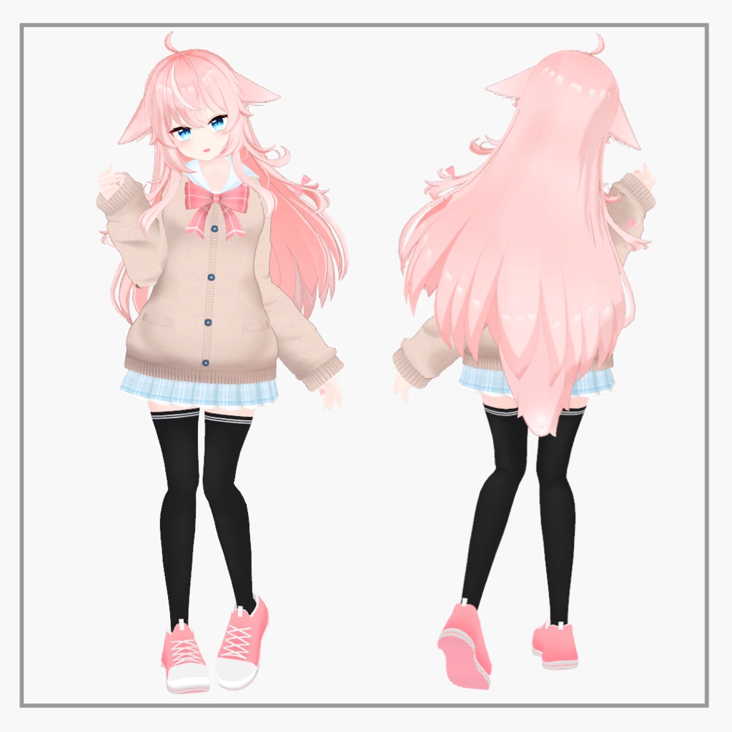 【🎉セール中】オリジナル3Dモデル「橙華」