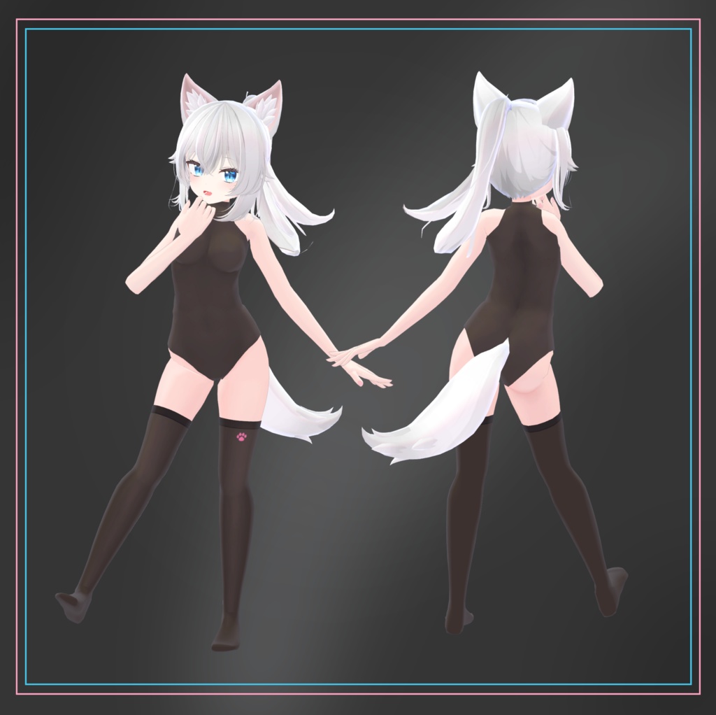 オリジナル3Dモデル「ユキノ」