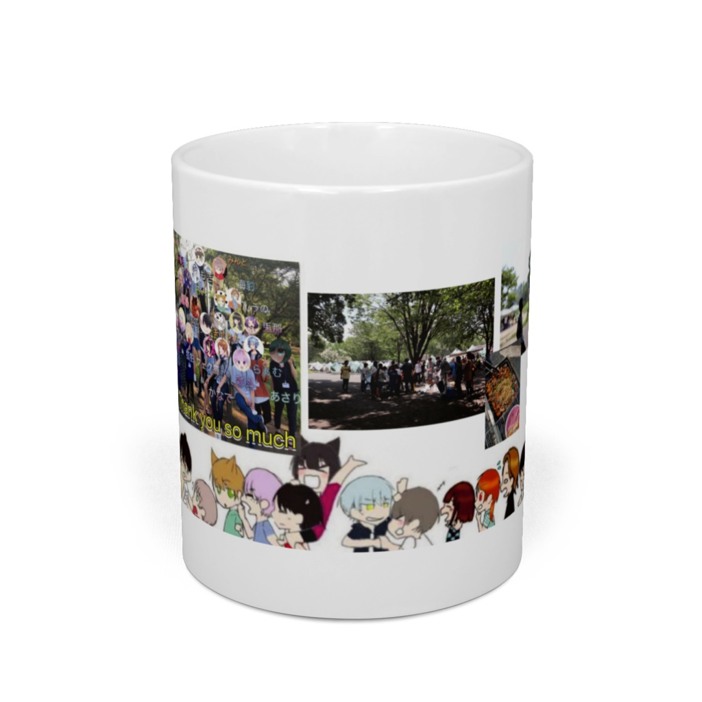 関東BBQイラストマグカップ