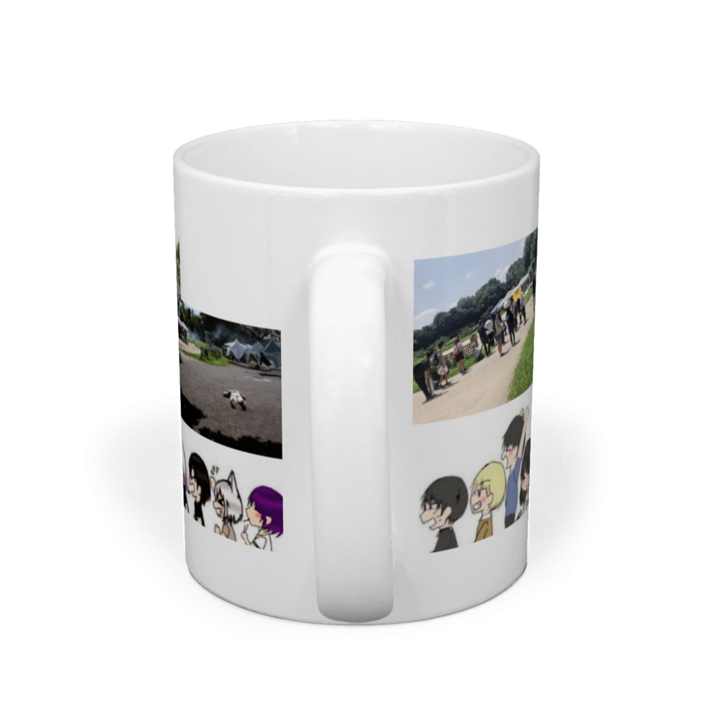 関東BBQイラストマグカップ