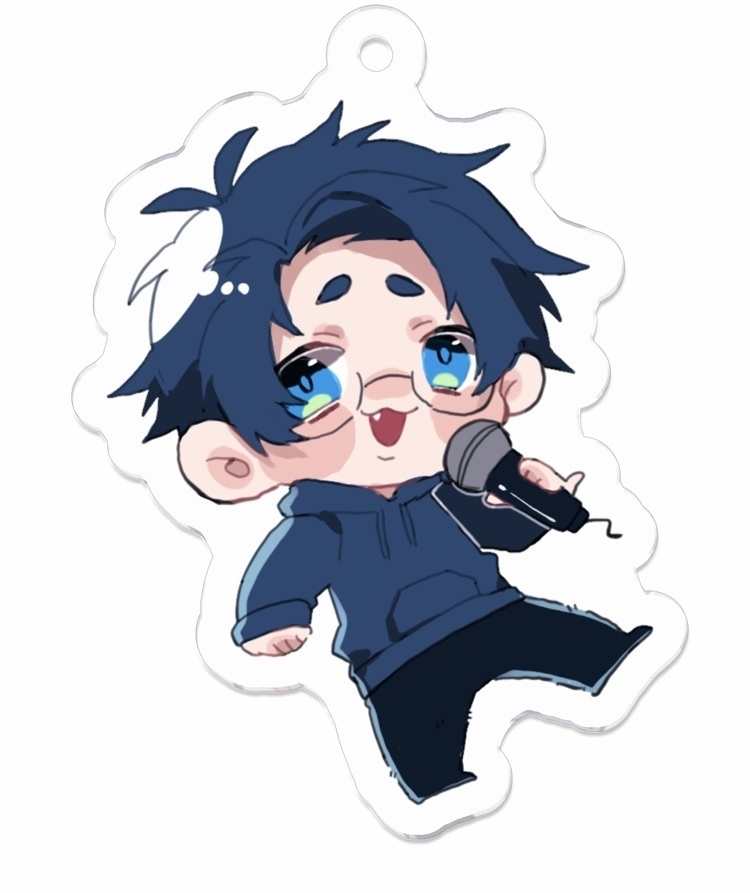 かまぼこオリジナルアクリルキーホルダー