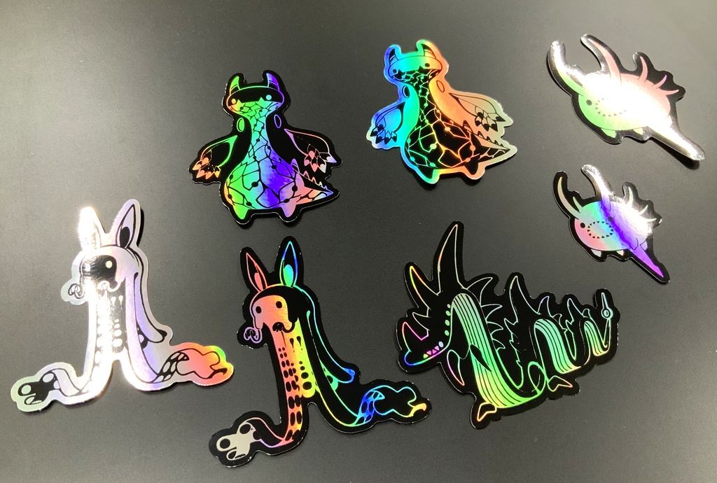 生き物ホログラムステッカー(2020)