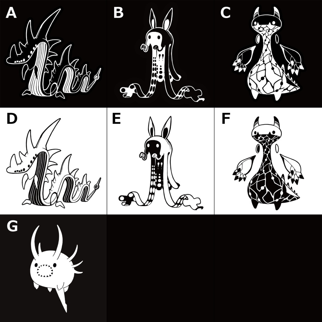 生き物ホログラムステッカー(2020)