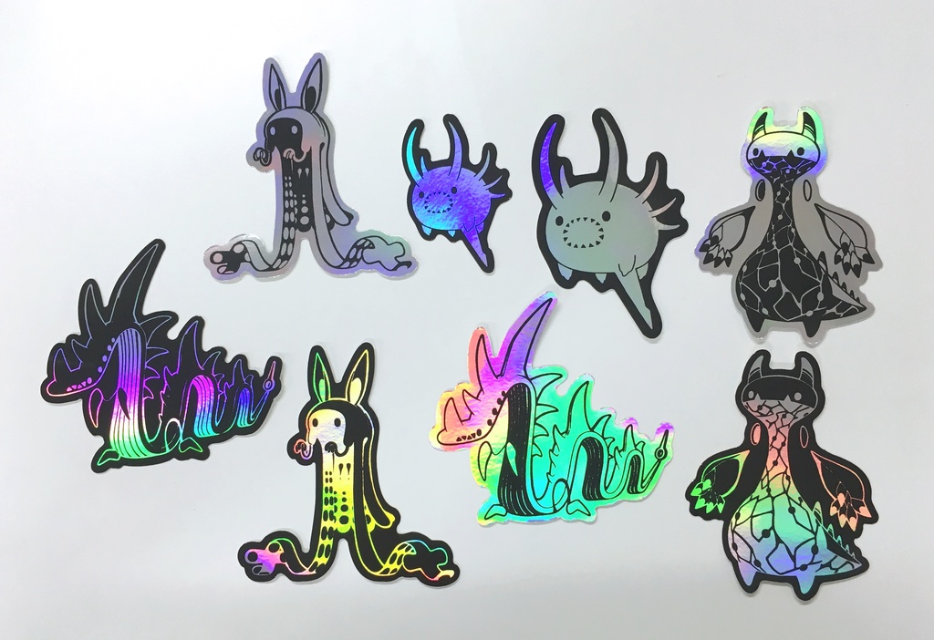 生き物ホログラムステッカー(2020)