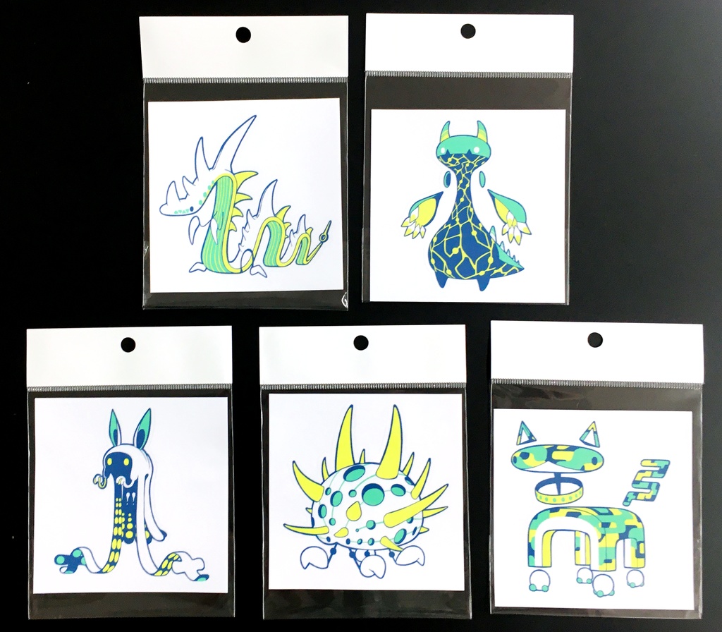 生き物ステッカー(2020)