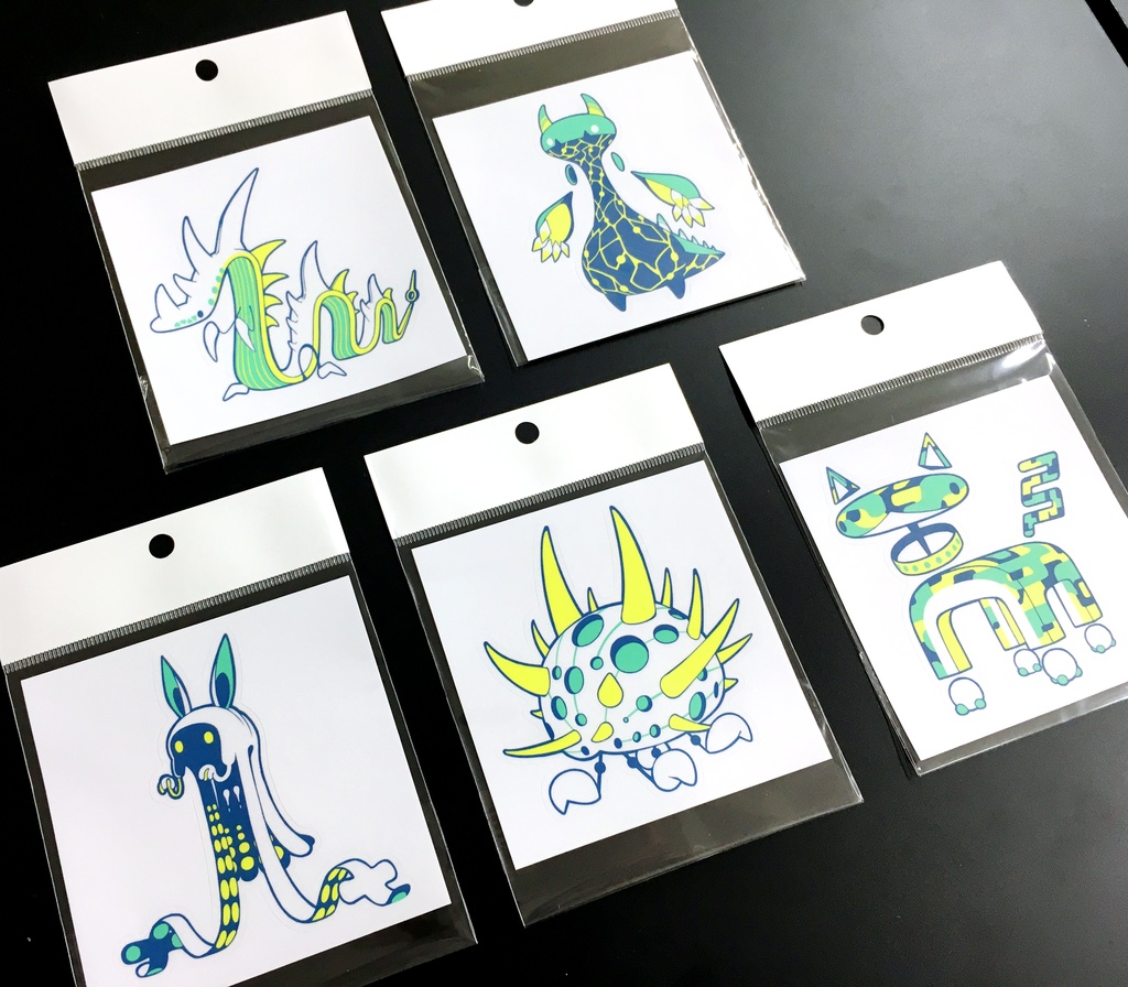 生き物ステッカー(2020)