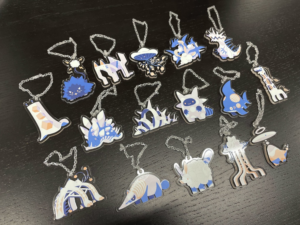 生き物アクリルキーホルダー(2023)【10月15日まで_20%~30%OFFセール】