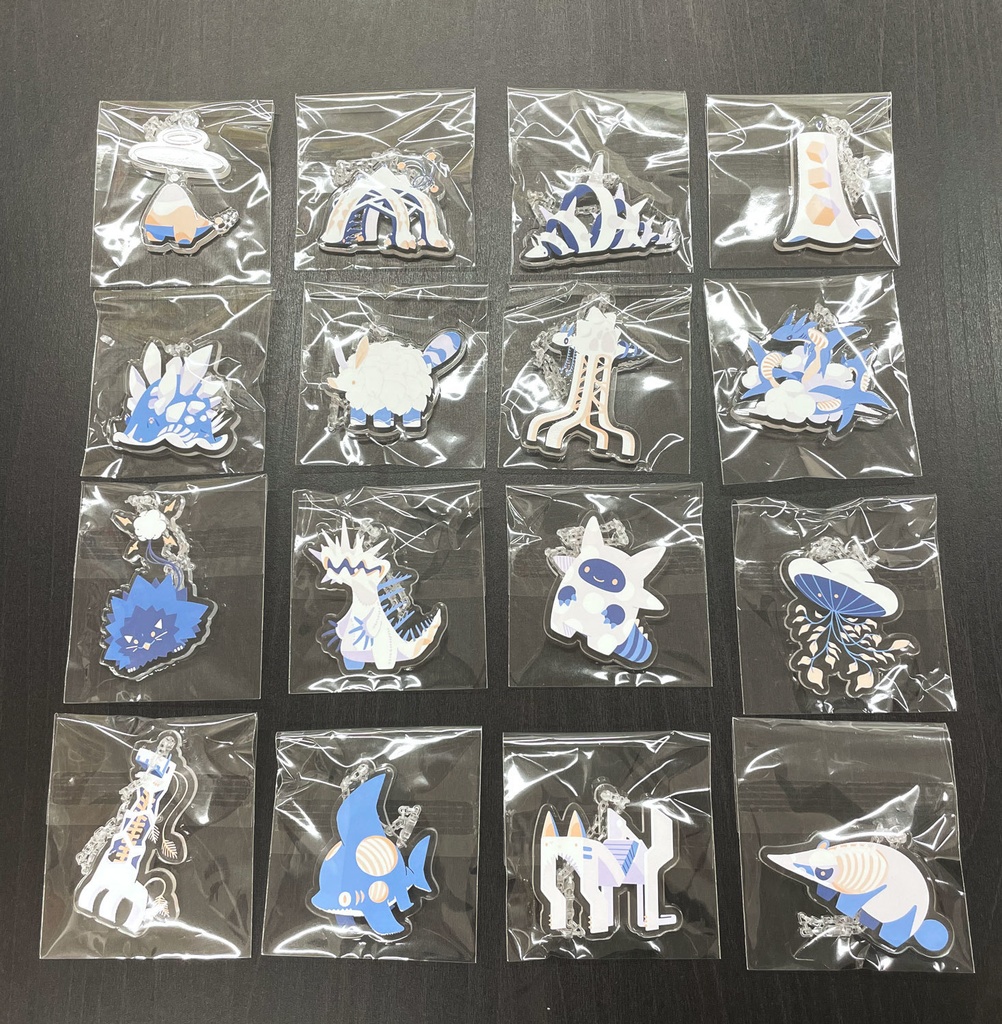 生き物アクリルキーホルダー(2023)【10月15日まで_20%~30%OFFセール】