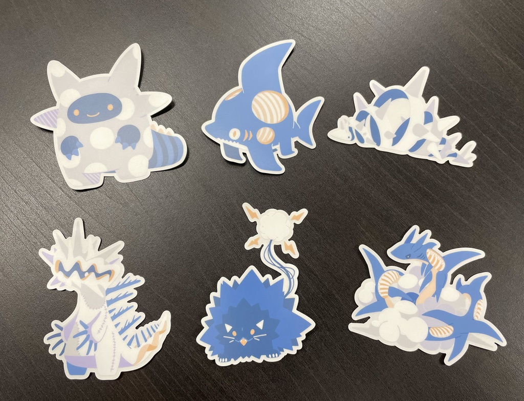 生き物ステッカー(2023)