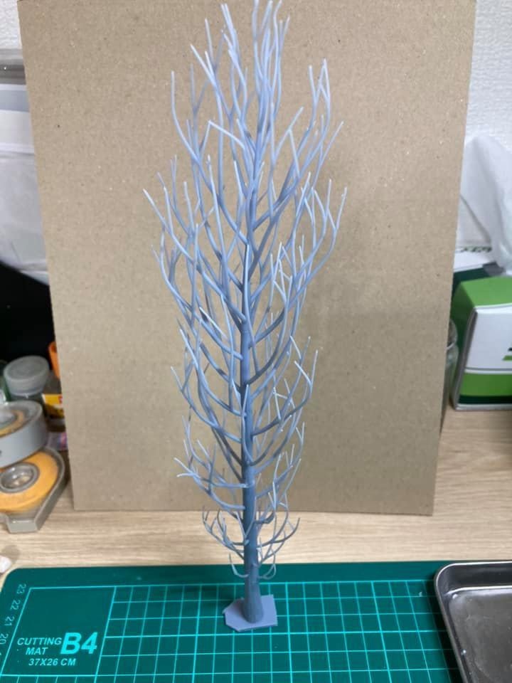 1/35前後のポプラの木作成キット【CHINOMODEL裏メニュー】