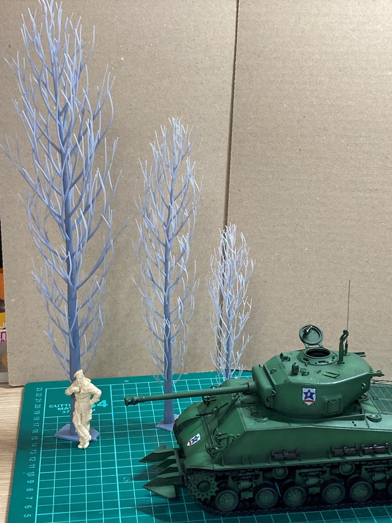 1/35前後のポプラの木作成キット【CHINOMODEL裏メニュー】