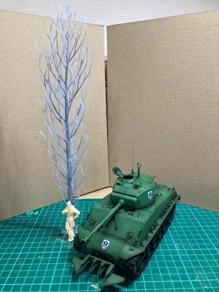 1/35前後のポプラの木作成キット【CHINOMODEL裏メニュー】