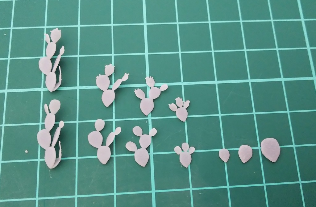 CM-008,9,10 1/35 ウチワサボテン小・中・大