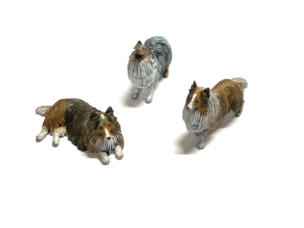 CMW-012 1/35 シェットランドシープドッグセット