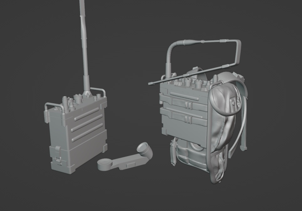 CM-124 1/35 PRC-25無線機セット