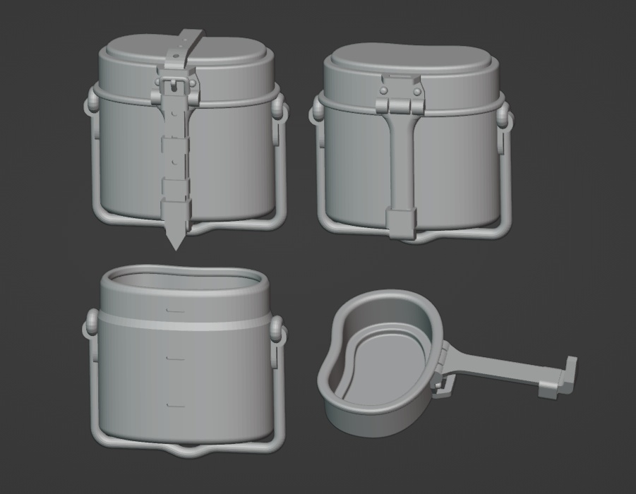 CM-202 1/24 独・M31飯盒セット