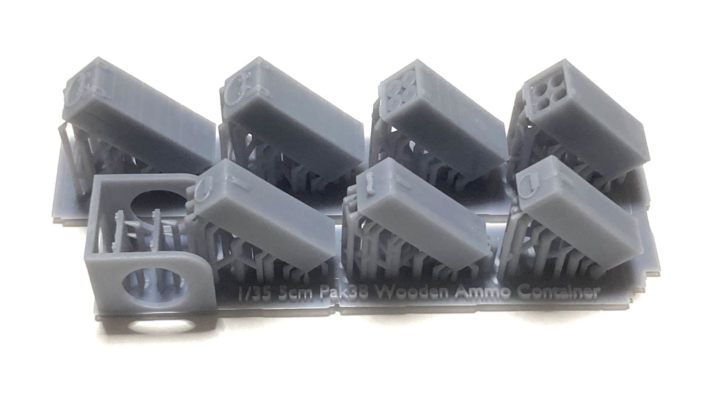 CMRG35012 1/35 5cm PaK38 砲弾用木製コンテナ
