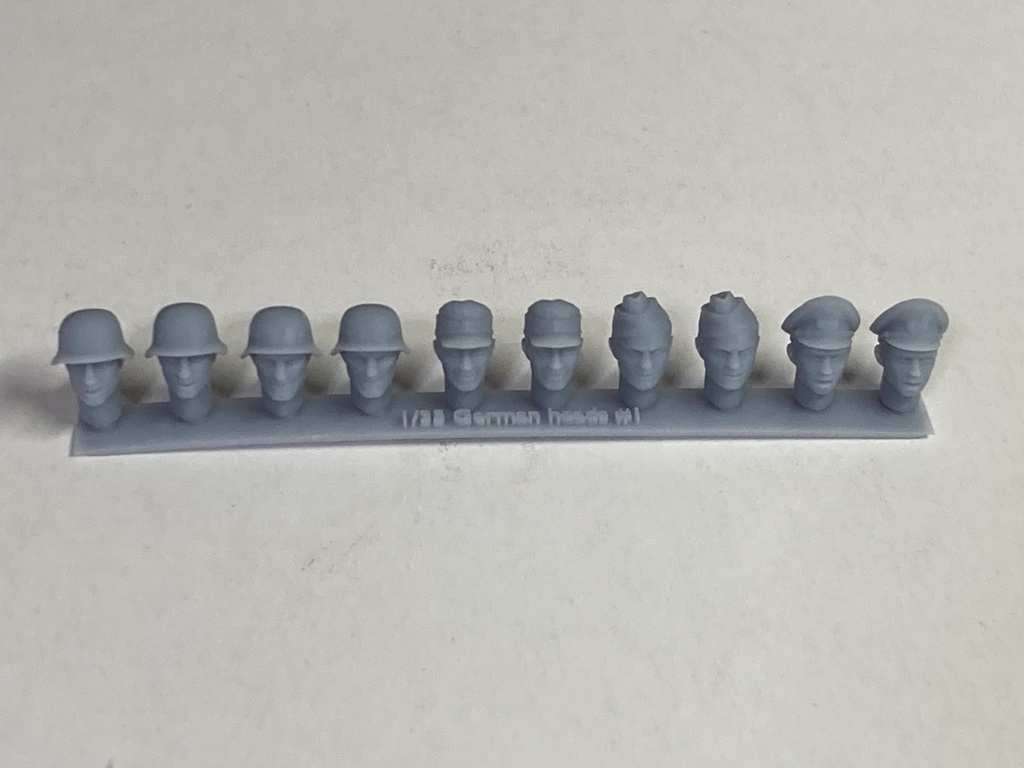 CMRG35018~20 1/35 ドイツ軍兵士ヘッドパーツ