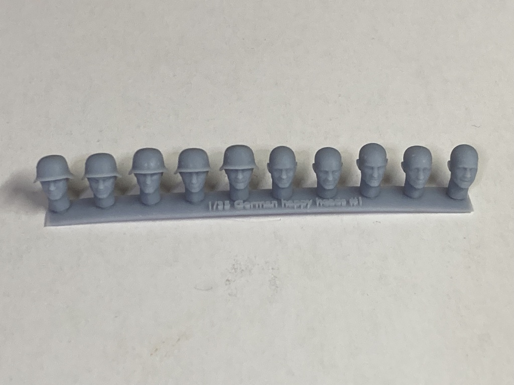 CMRG35018~20 1/35 ドイツ軍兵士ヘッドパーツ