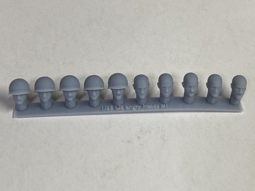 CMRG35022~23 1/35 アメリカ軍兵士ヘッドパーツ