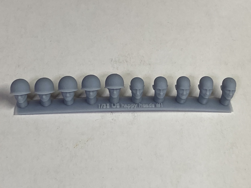 CMRG35022~23 1/35 アメリカ軍兵士ヘッドパーツ