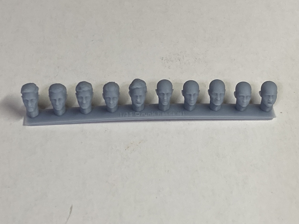 CMRG35024~42 1/35 西洋人ヘッドパーツ