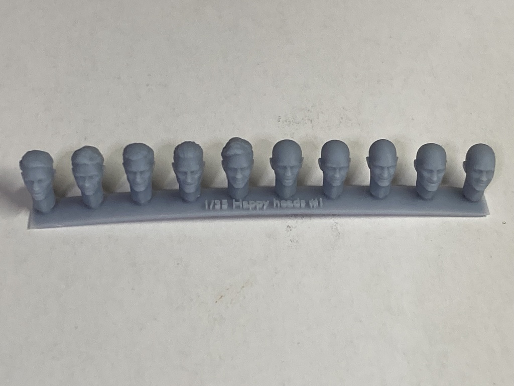 CMRG35024~42 1/35 西洋人ヘッドパーツ