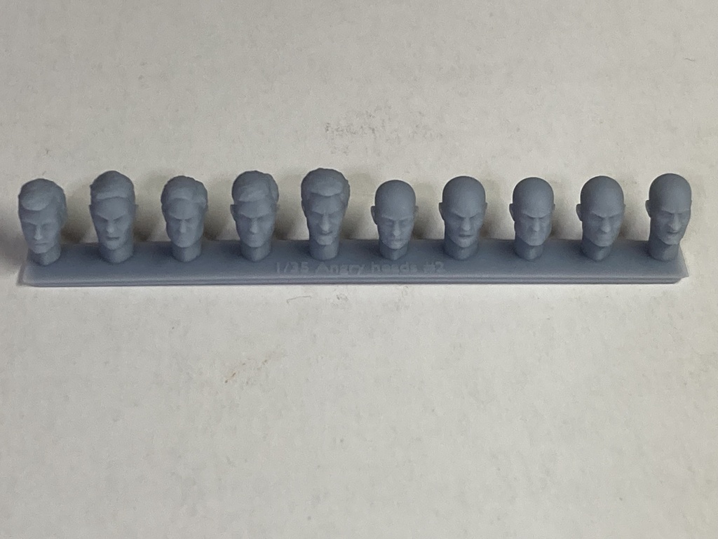 CMRG35024~42 1/35 西洋人ヘッドパーツ