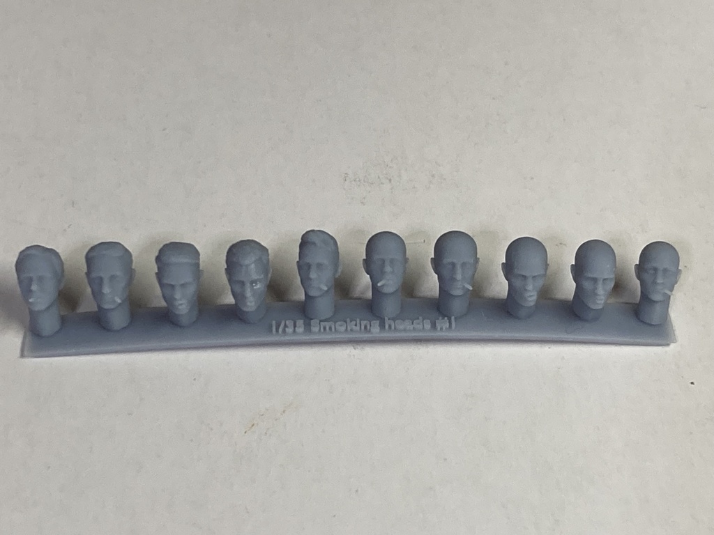 CMRG35024~42 1/35 西洋人ヘッドパーツ