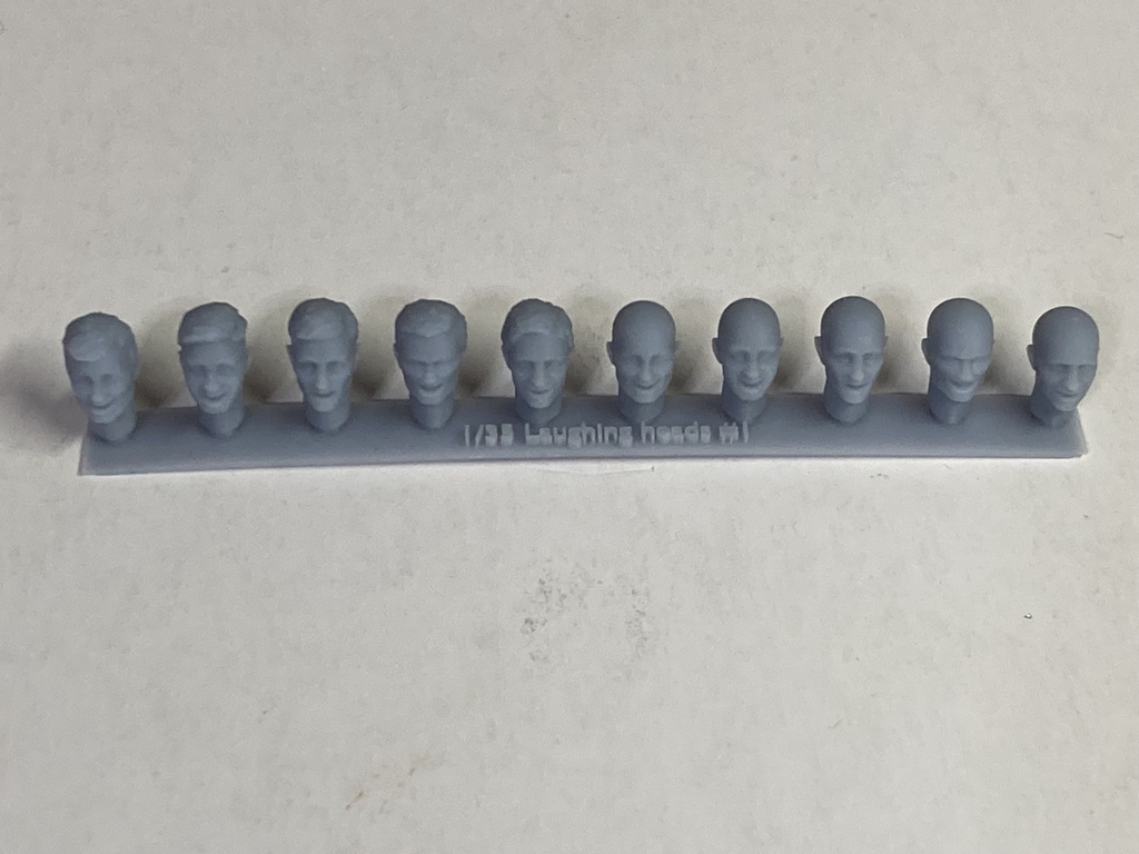 CMRG35024~42 1/35 西洋人ヘッドパーツ