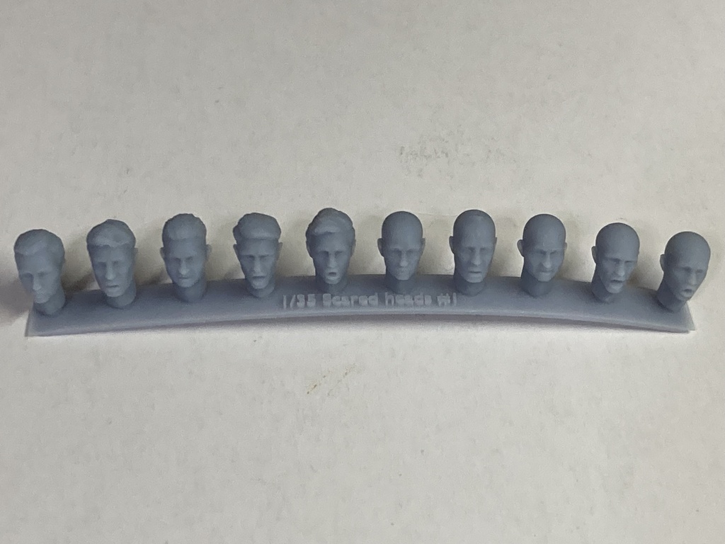 CMRG35024~42 1/35 西洋人ヘッドパーツ