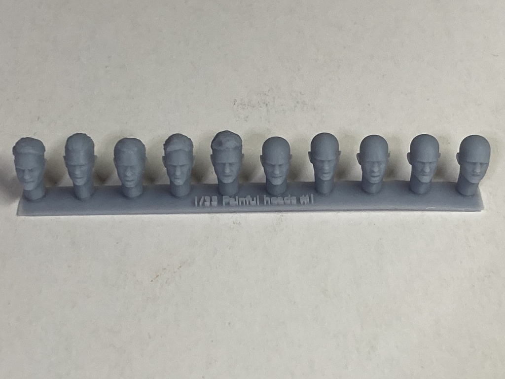 CMRG35024~42 1/35 西洋人ヘッドパーツ