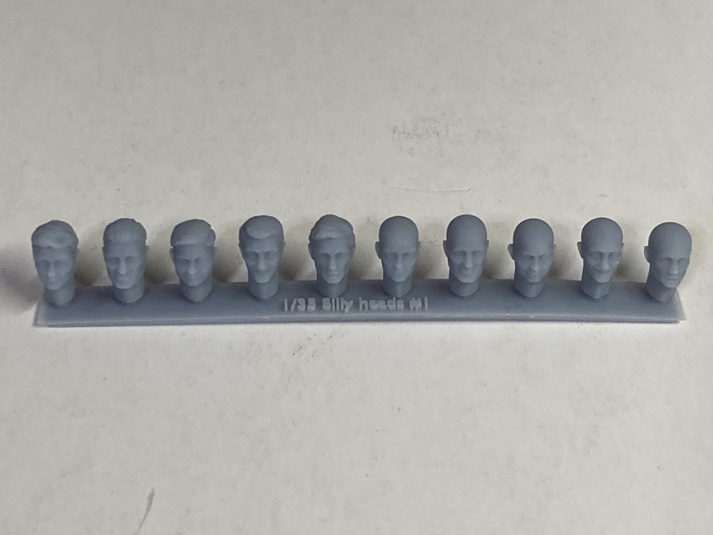CMRG35024~42 1/35 西洋人ヘッドパーツ