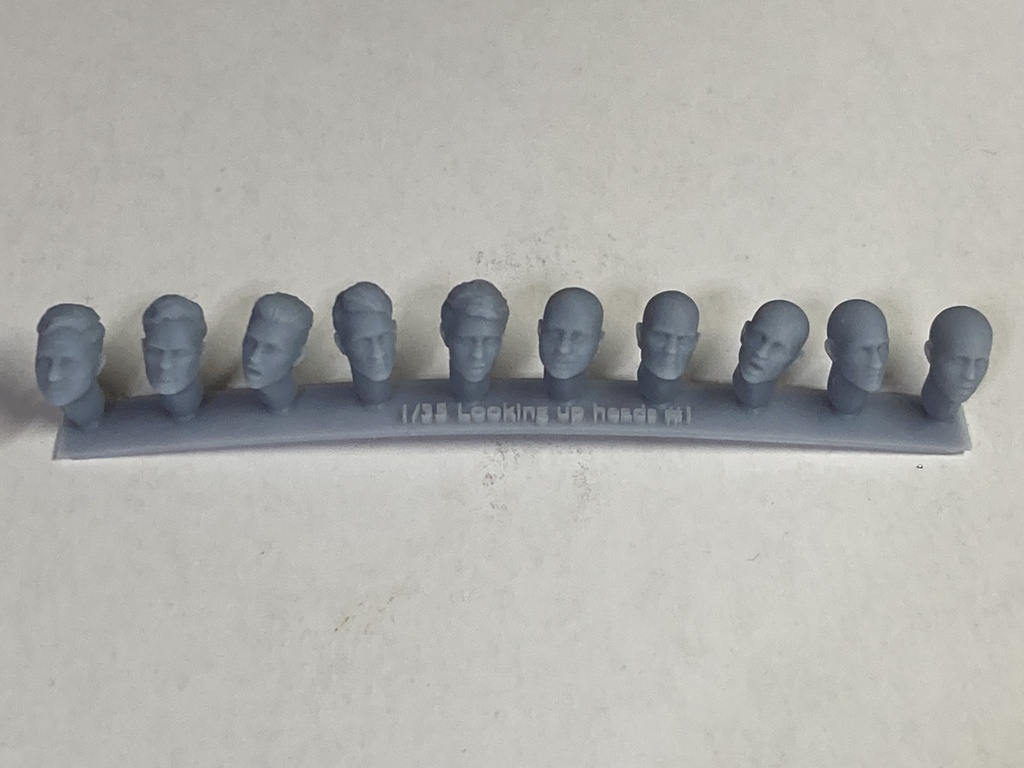 CMRG35024~42 1/35 西洋人ヘッドパーツ