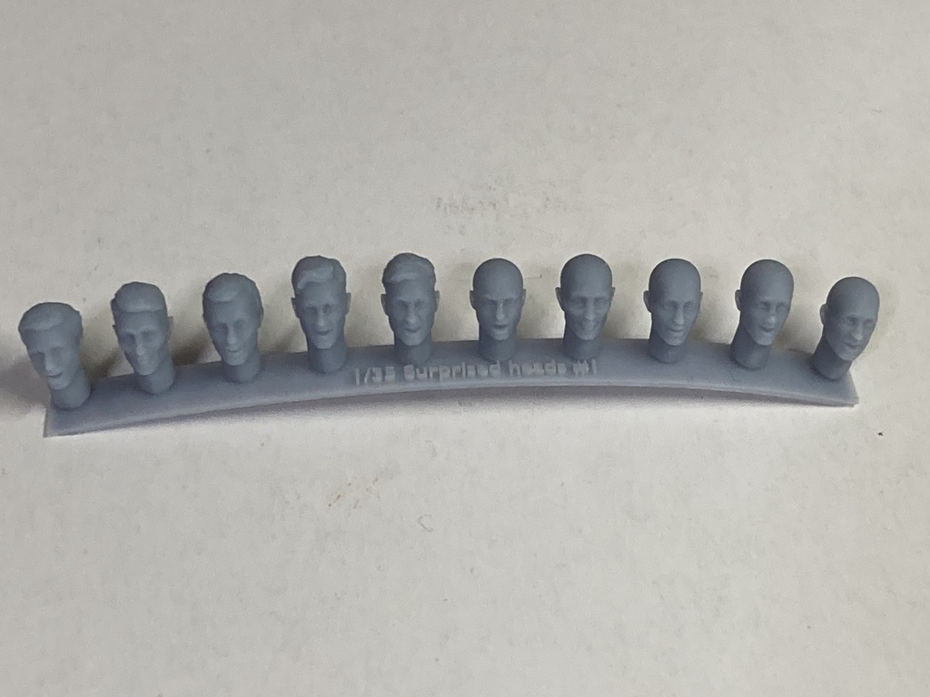 CMRG35024~42 1/35 西洋人ヘッドパーツ