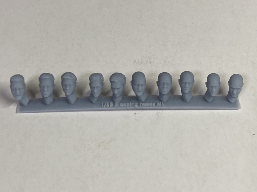 CMRG35024~42 1/35 西洋人ヘッドパーツ