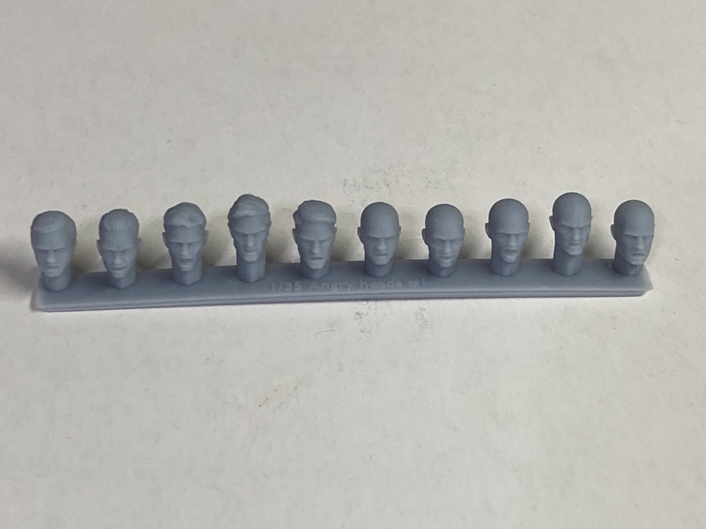 CMRG35024~42 1/35 西洋人ヘッドパーツ