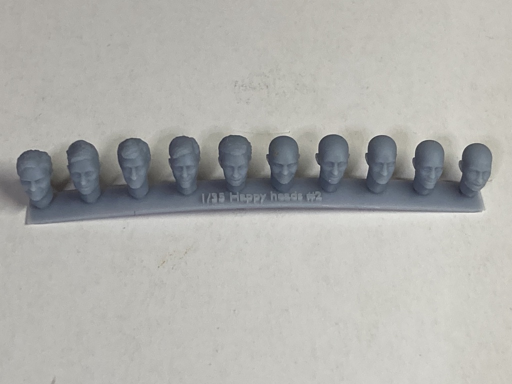 CMRG35024~42 1/35 西洋人ヘッドパーツ