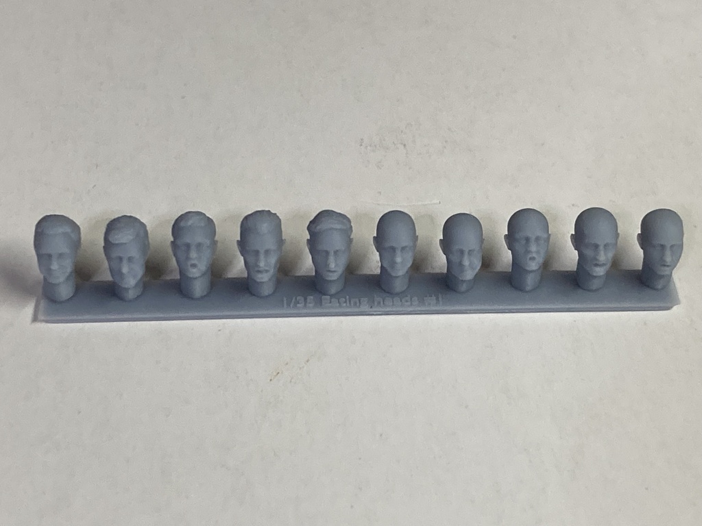 CMRG35024~42 1/35 西洋人ヘッドパーツ