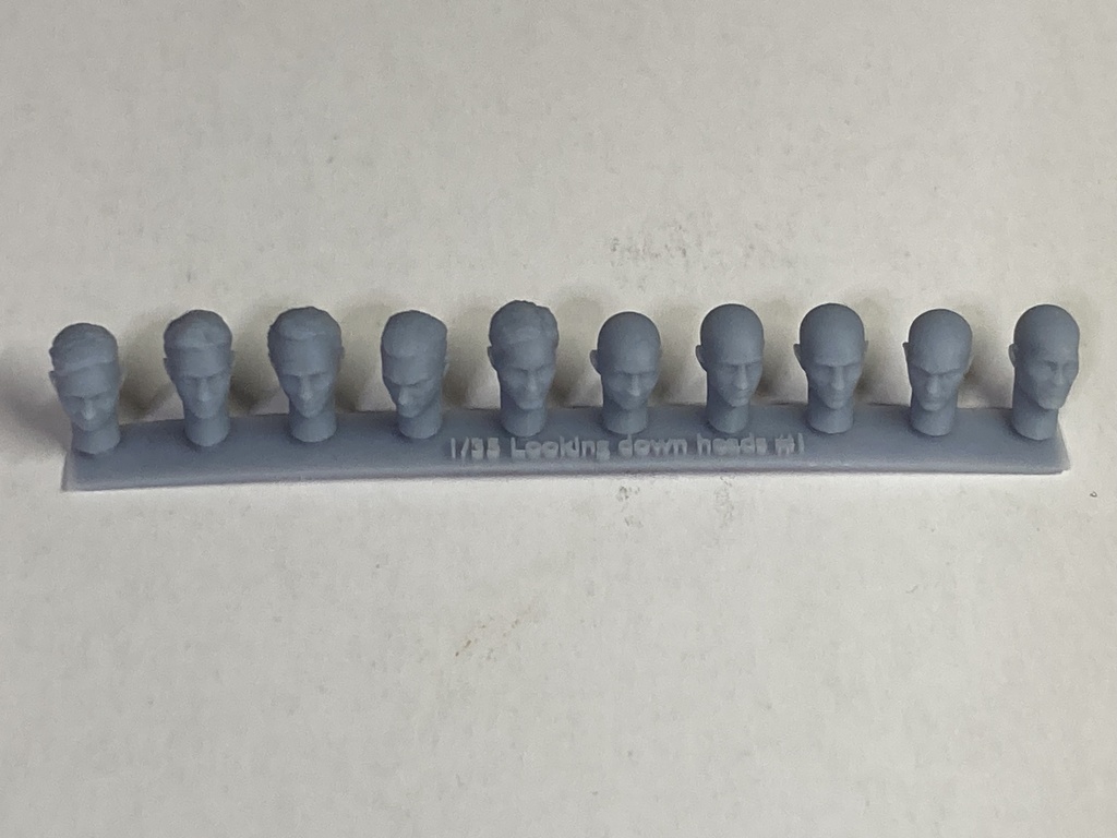 CMRG35024~42 1/35 西洋人ヘッドパーツ